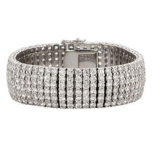 Valentine Cubic Zirconia Tennis Bracelet